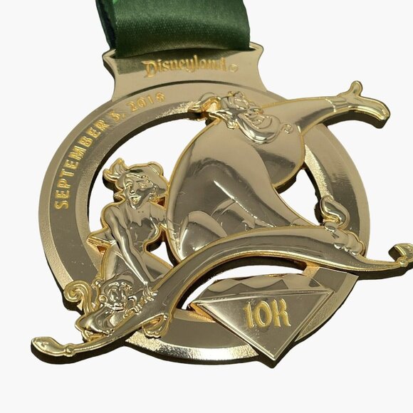 Disneyland Aladdin Genie Abu 10K Finishers Medal RunDisney - Picture 1 of 5